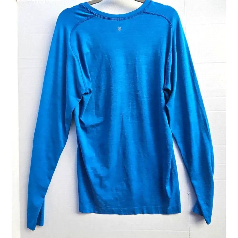 Lululemon Men’s Training + Everyday Long Sleeve Performance Tee | Blue‎ | Size M